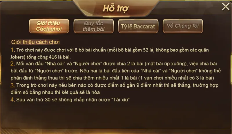 game bài Baccarat Jun88 